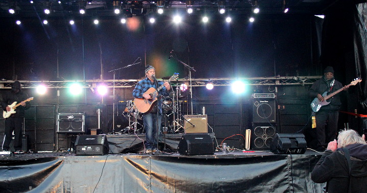Keval on the live stage