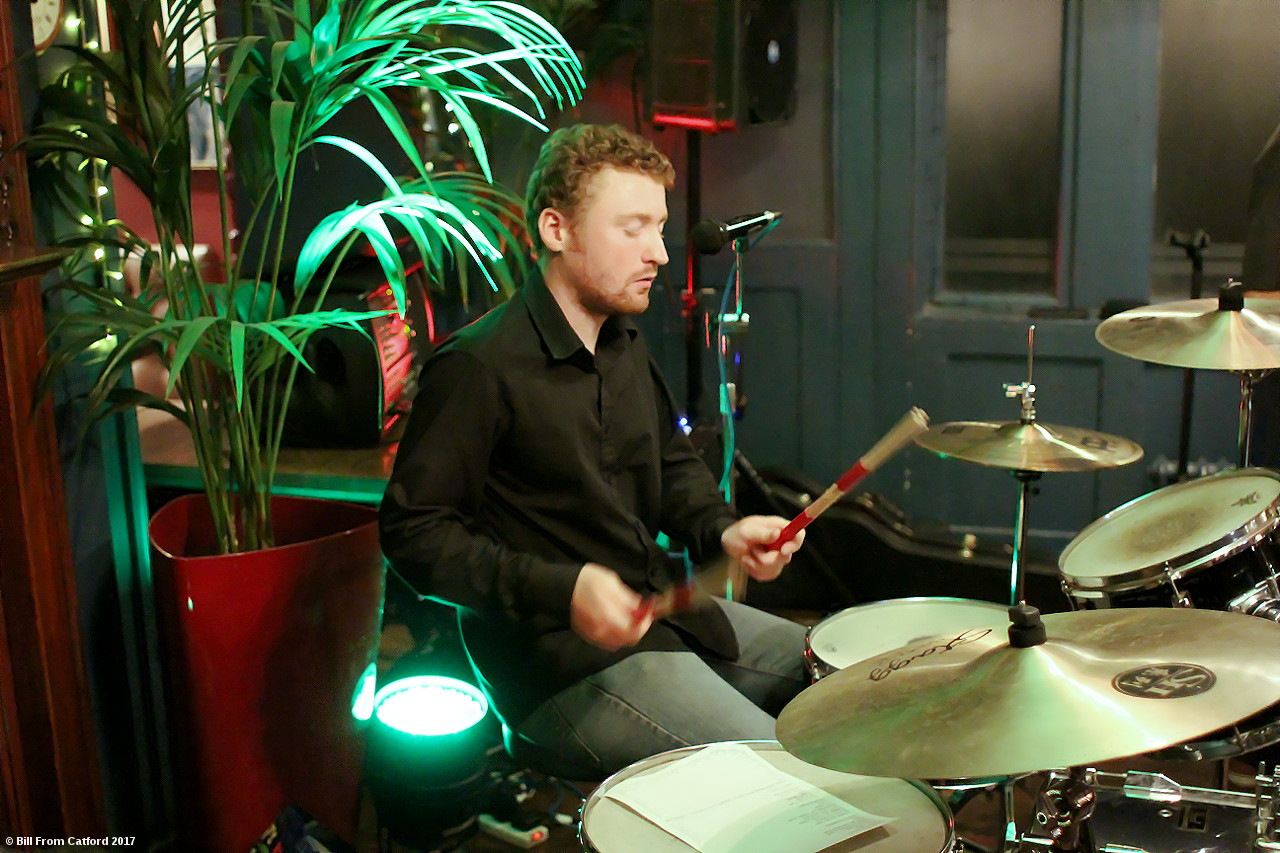 Dylan Tidman
                        on the drums