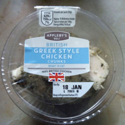 Greek style chicken according to the
                        lore of Aldi