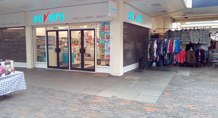 strangely quiet around
                        Savers who are just about to open up their brand
                        new store