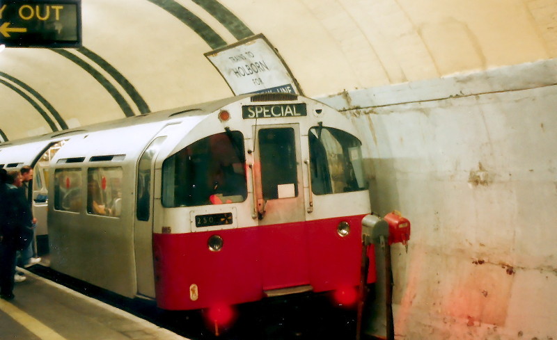 Train in the platform