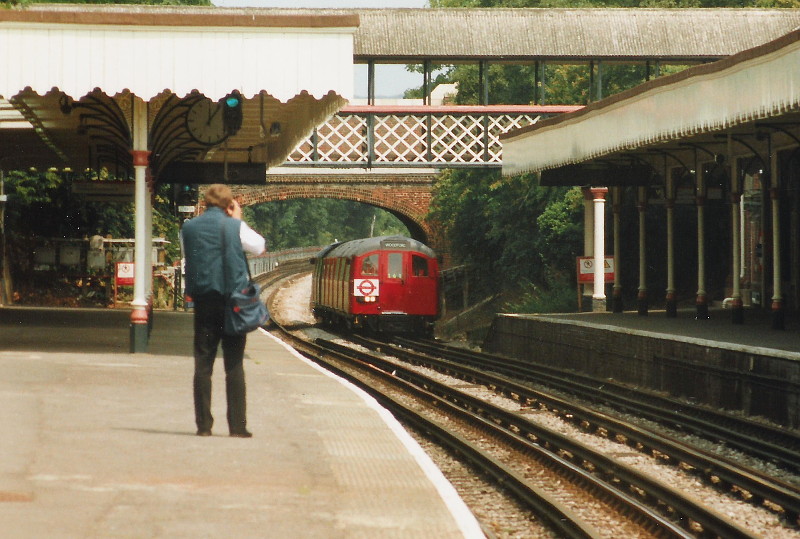 Cravens Heritage train
                      at Buckhurst Hill