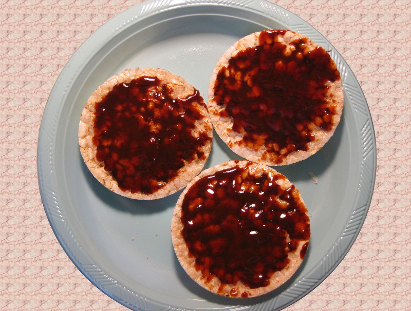 rice cakes and Marmite
