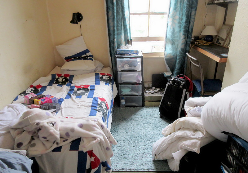 spare room with
                        Patricia's stuff in it
