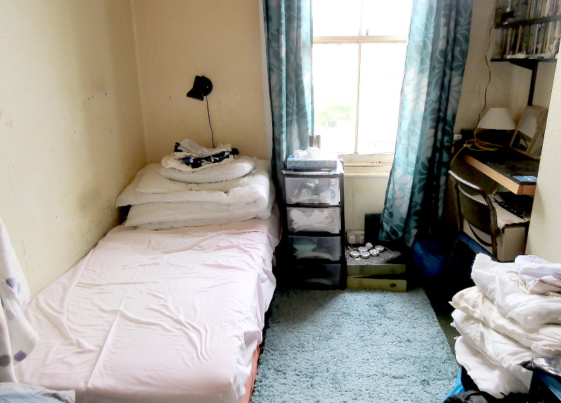 spare room after tidying