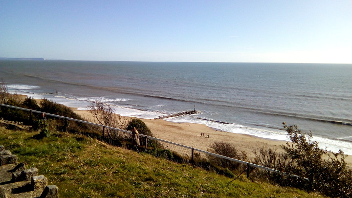 first view of the sea
                        at Bournemouth