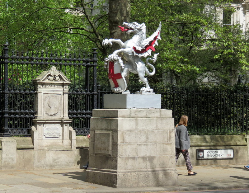 Dragon guarding the City Of London