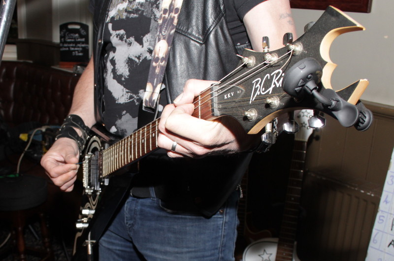 Rob's "Flying V" guitar