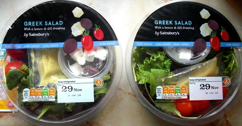 Sainsbury's Greek
                        salads