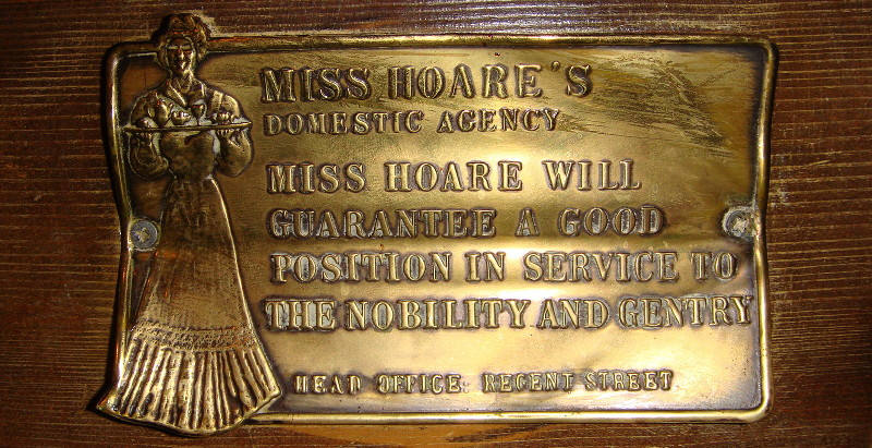 another brass plate in
                        the pub