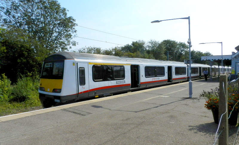 class 321, 321005,
                        recently refurbished train