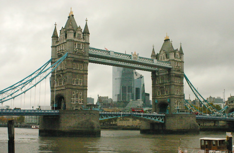 a closer look at Tower
                        Bridge