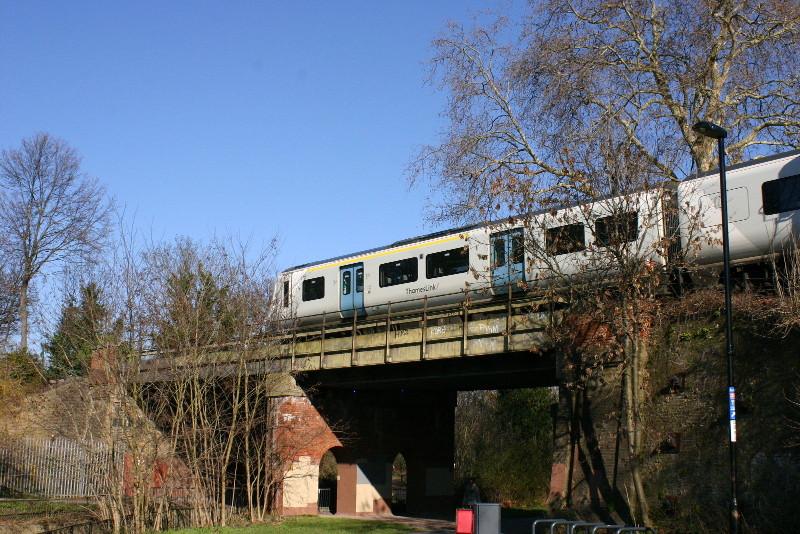 Thameslink train heading to Crofton
                          Park