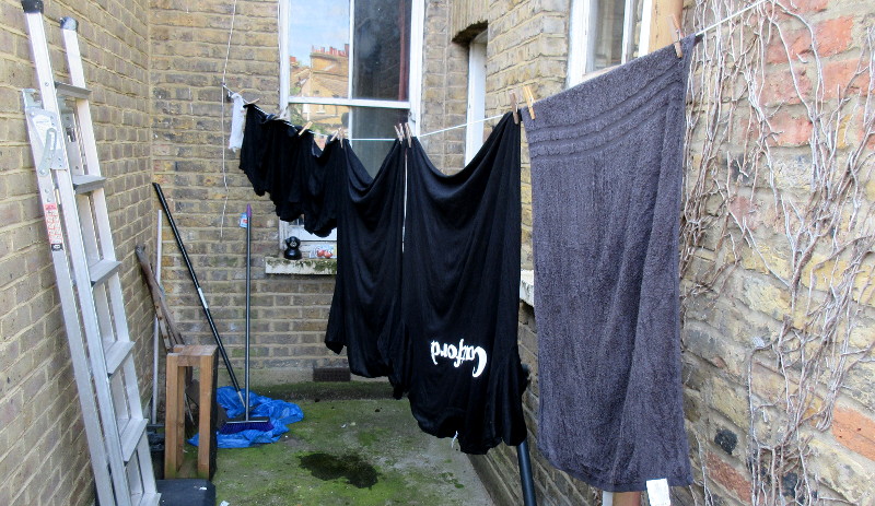washing on the line