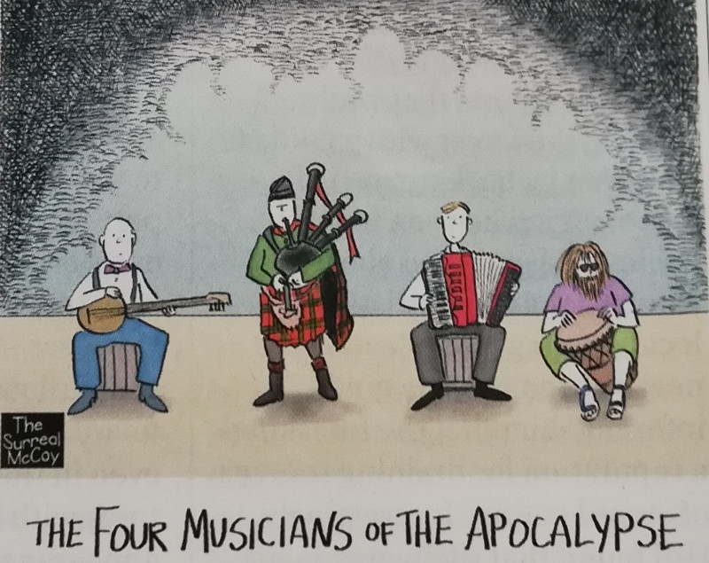 4 musicians of the
                        apocalypse