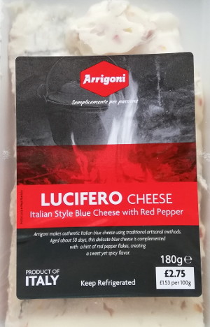 Italian blue cheese with chilli