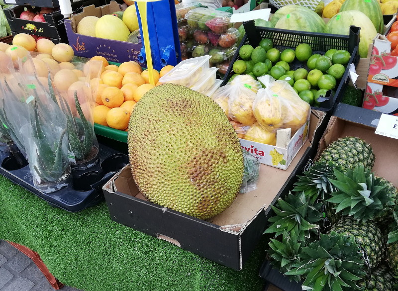 a huge unidentified
                          fruit