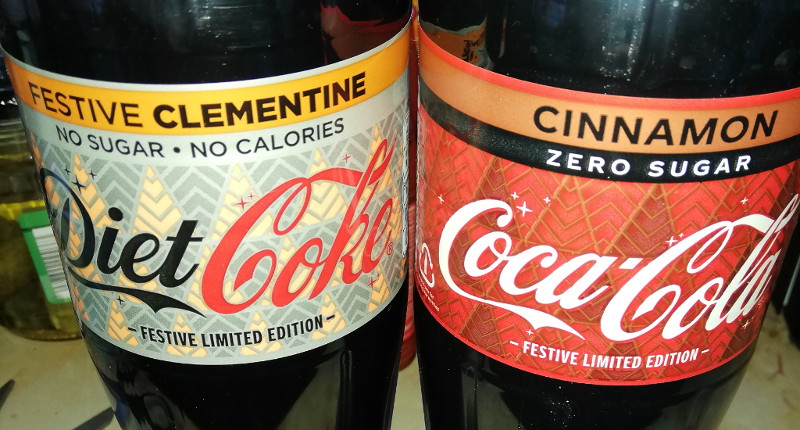 clementine and cinnamon
                      flavoured Coke