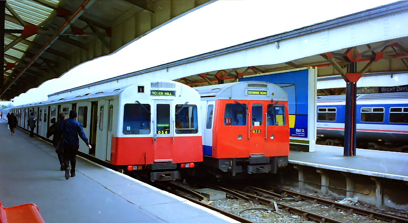 two older Sub surface
                      "tube" trains