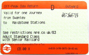 ticket to Maidstone East