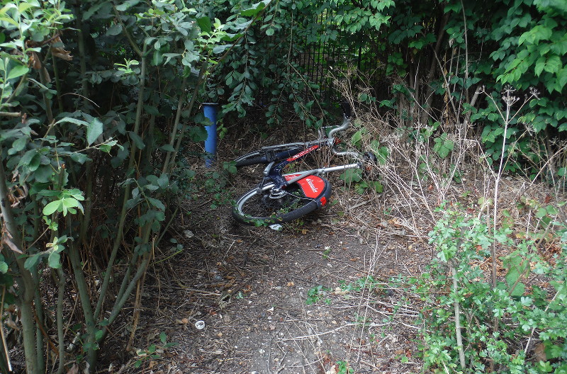 dumped Boris bike
