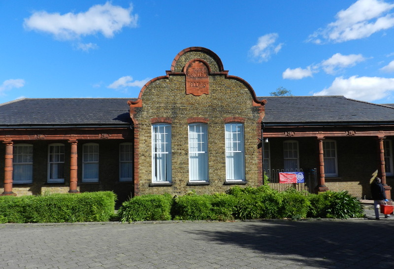 remnant of the
                              old hospital