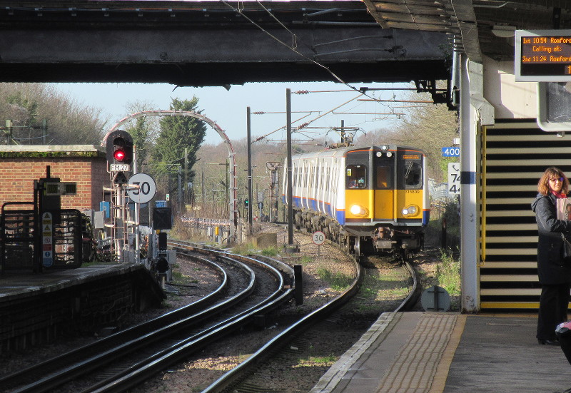Train to Romford
                              approaching