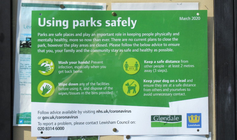using the park safely
