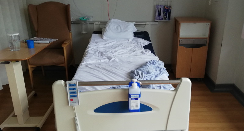 my hospital bed