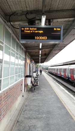 after arrival at Upminster - a 24
                                  minute wait