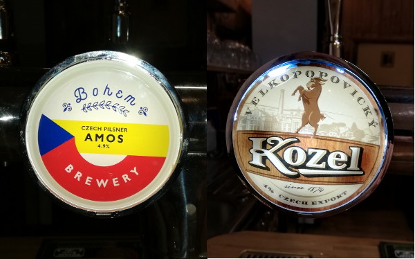 two Czech beers