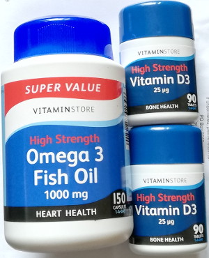Vitamin D and fish oil