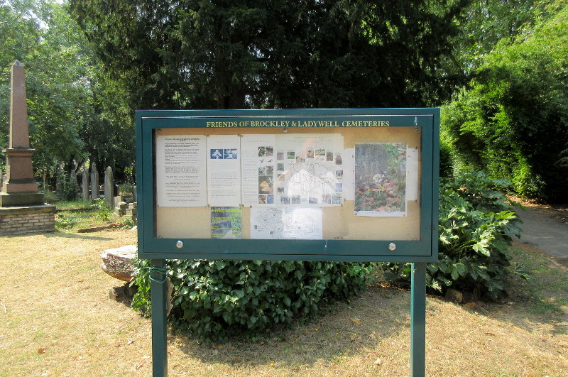 Entrance to the
                              cemetery