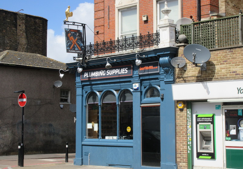 originally The
                              Woodman pub