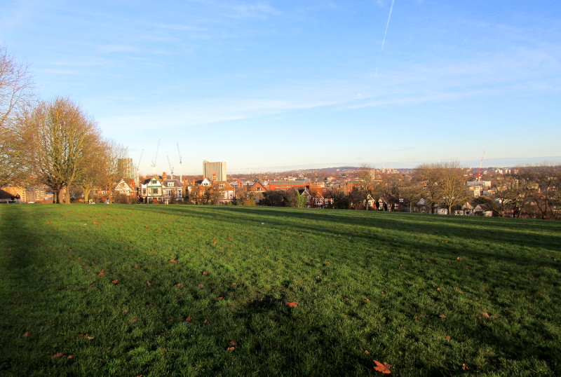 view towards
                                  Shooters Hill