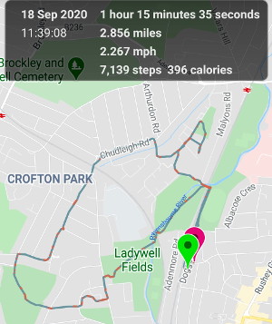 a short, but very hilly walk