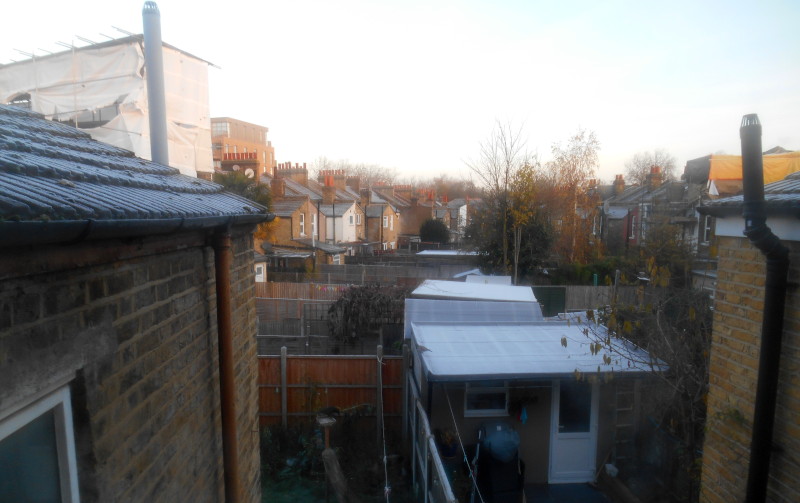 frosty
                                    shed roofs