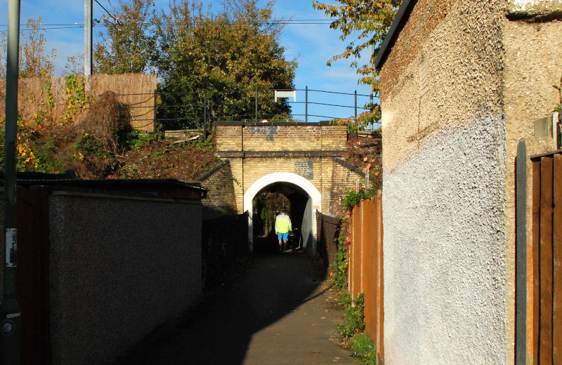 path under
                                    Tramlink