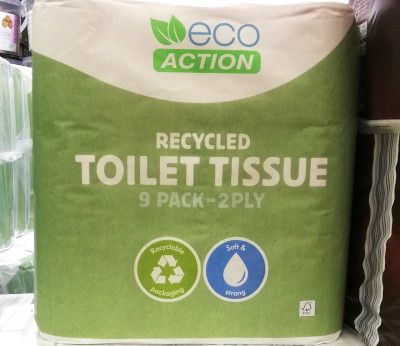 recyclled toilet paper !!
