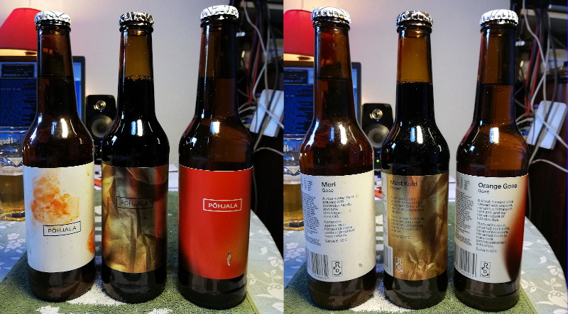 Front
                                      and back of beers