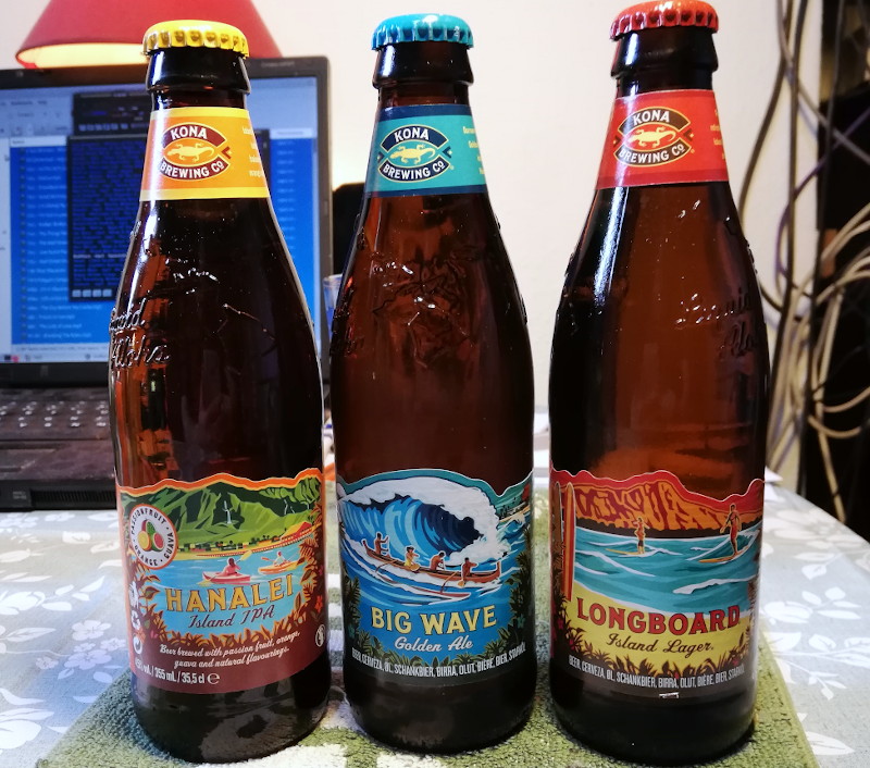 Hawaiian
                                      beers