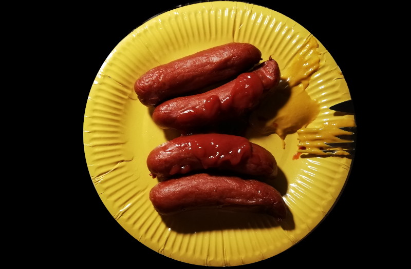 sausages
                                    for dinner