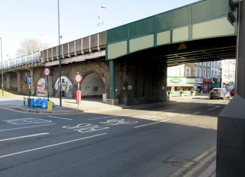 Railway
                                      bridge over Lewisham Road