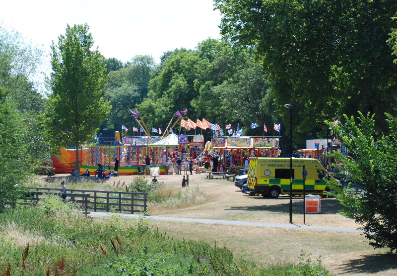 view from
                              Ladywell Road entrance