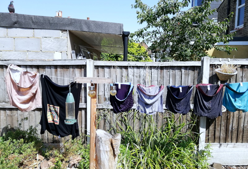 washing on the
                              line