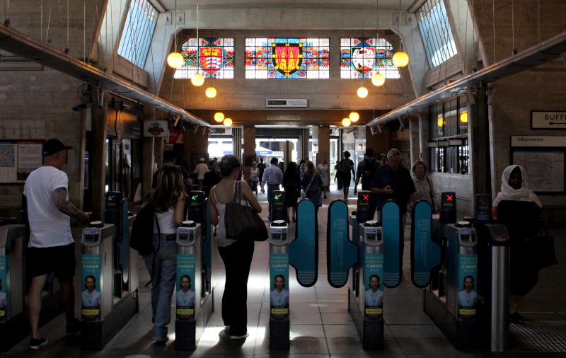 stained glass
                              windows