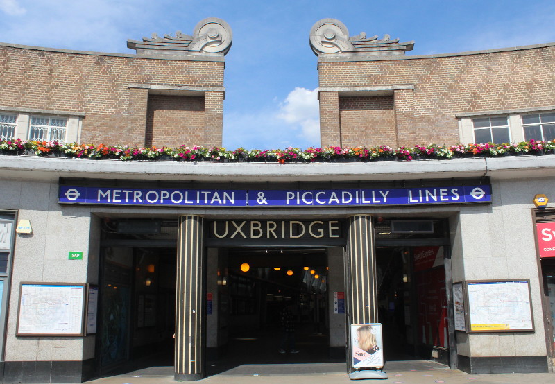 Uxbridge station
                              entrance