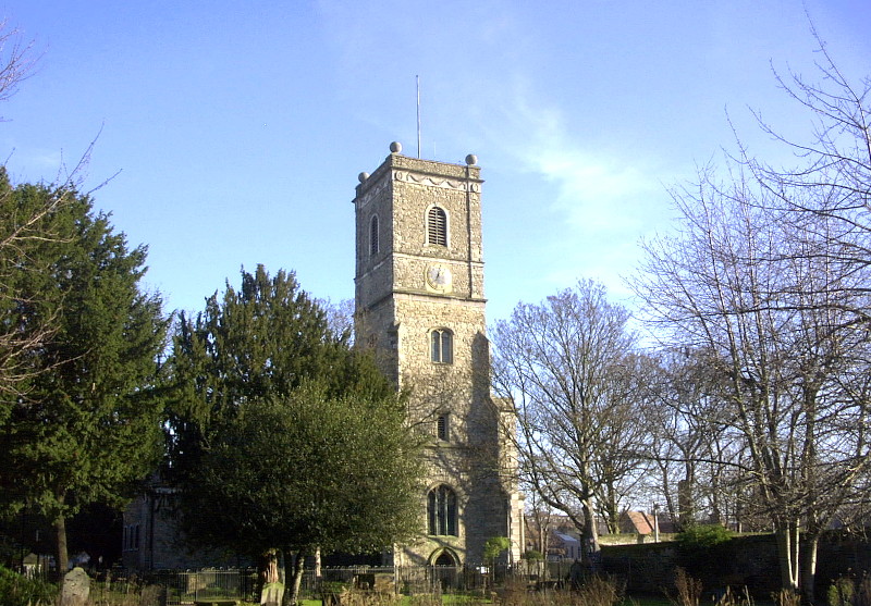 rear of St
                                    Mary's Church