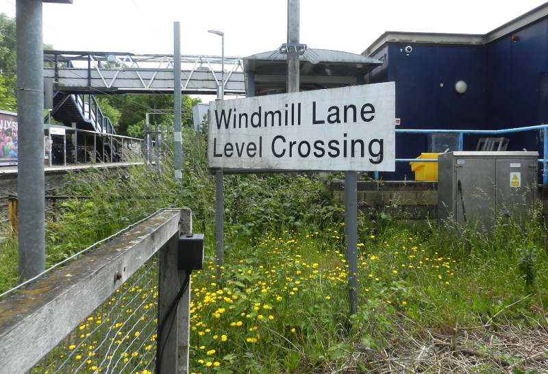 Windmill Lane
                              Level crossing