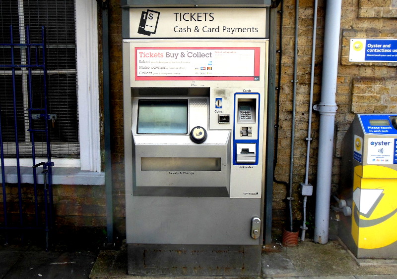 self service
                              ticket machine